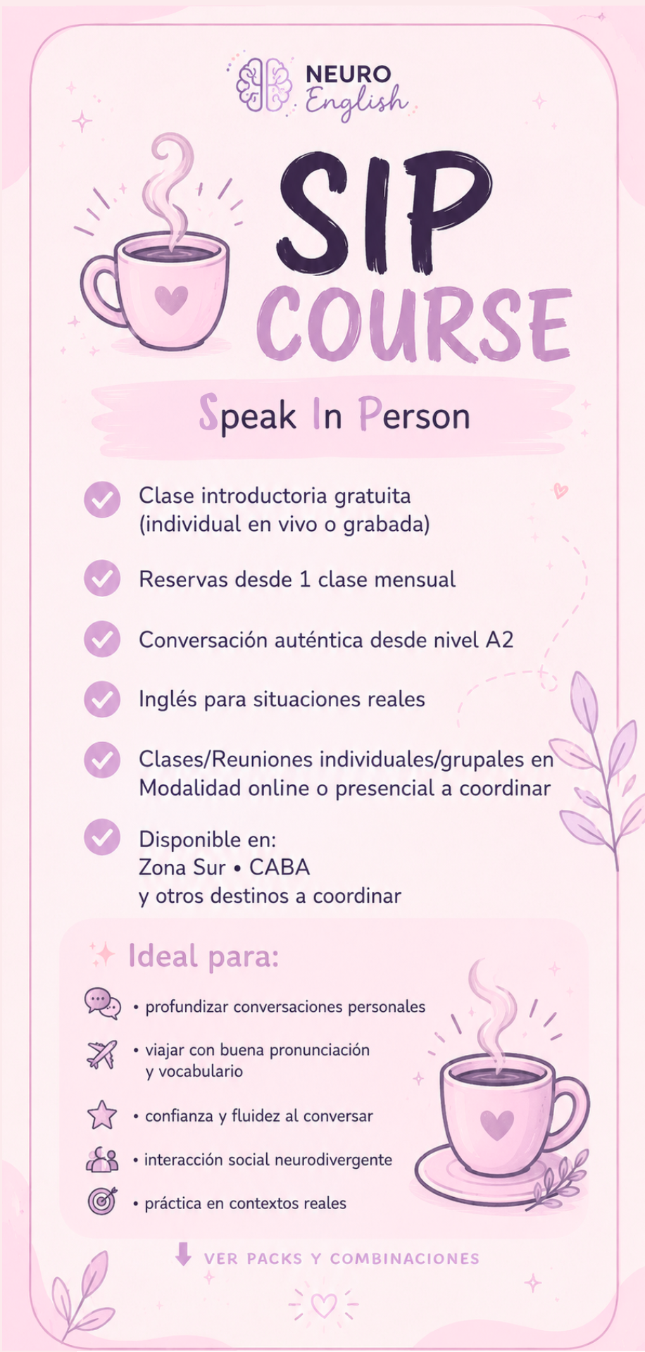 ☕SIP: Speak In Person